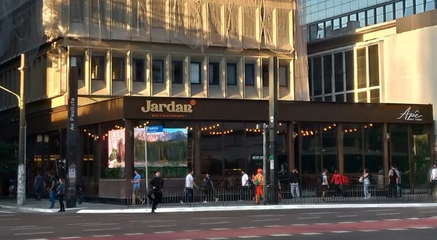 Fachada do restaurante Jardan, na Avenida Paulista