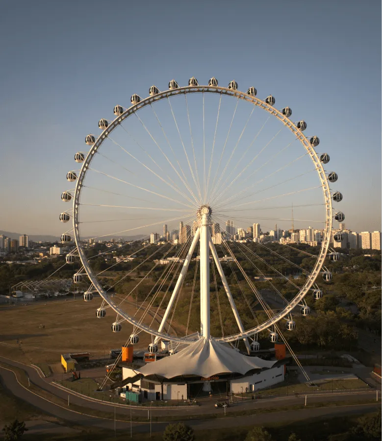 Roda-gigante Roda Rico, em São Paulo, opção Valentines day 