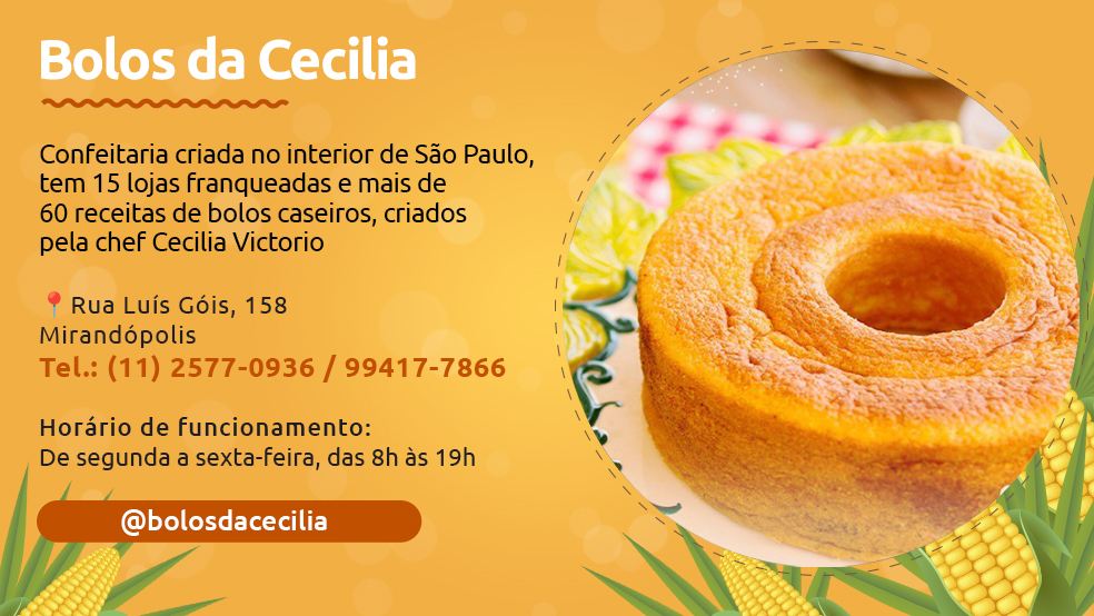 Dia do Milho - bolos
