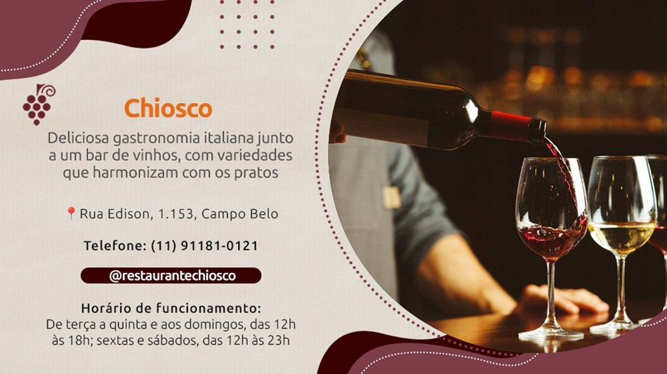 roteiro de vinhos