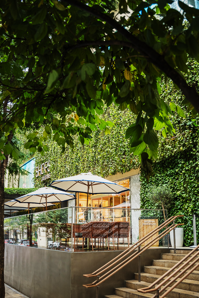 Osteria e Caffè Sardegna estreia nos Jardins com charme
