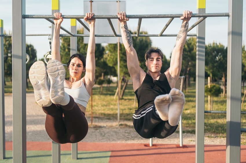 Coluna Andreza Gonçalves - treino ao ar livre