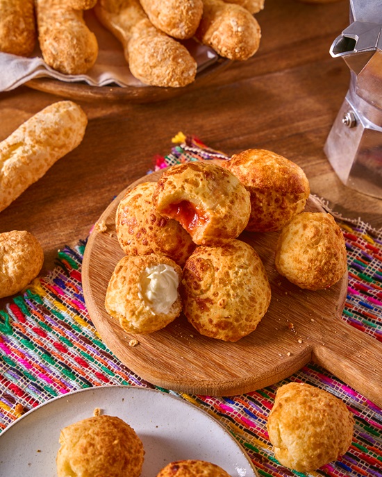 Que delícia de pão de queijo!