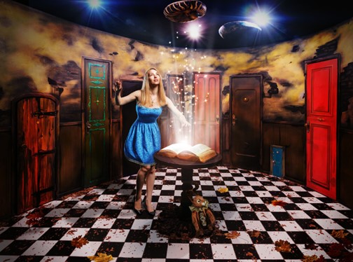 Jantar imersivo de Alice no País das Maravilhas