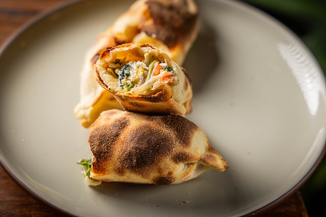 Gastronomia no forno a lenha do Praça São Lourenço