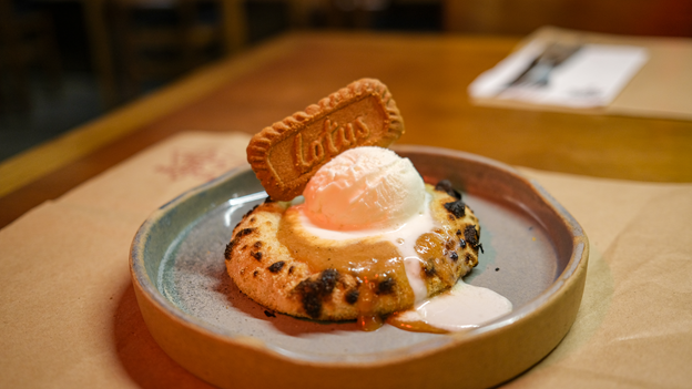 Pizza Biscoff é novidade do chef Fellippe Zanuto