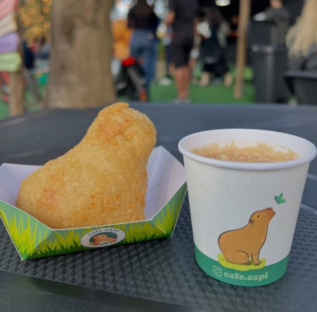 Café temático é sucesso entre fãs de capivaras