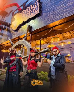 Aventura à mesa na Pérola Negra