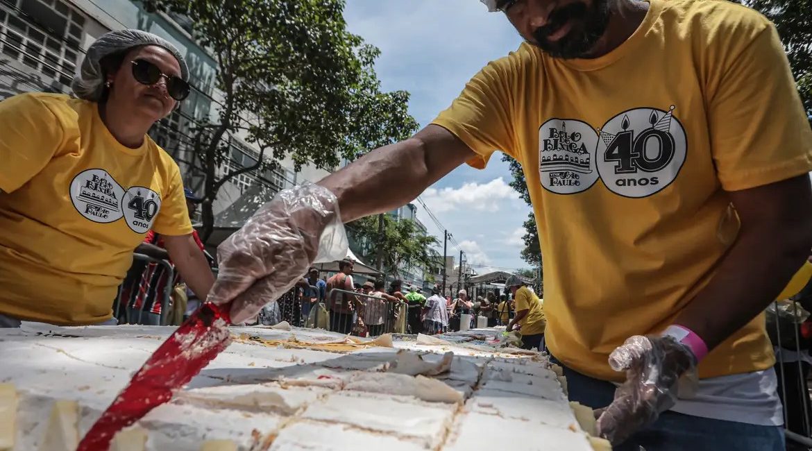 Bolo do Bixiga celebra 472 anos da capital