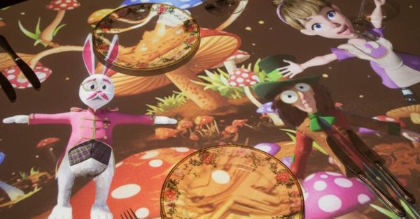 Jantar imersivo de “Alice” vira experiência sensorial