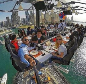 Gastronomia ganha versão nas alturas