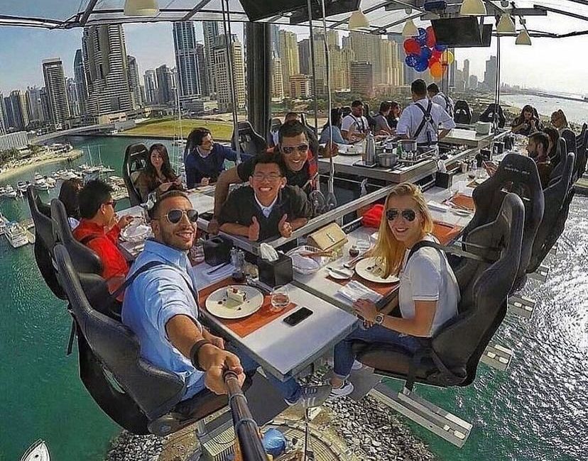 Gastronomia ganha versão nas alturas