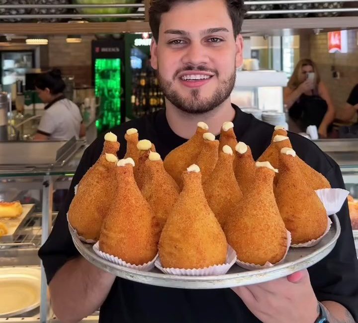 Coxinha na chapa viraliza nas redes