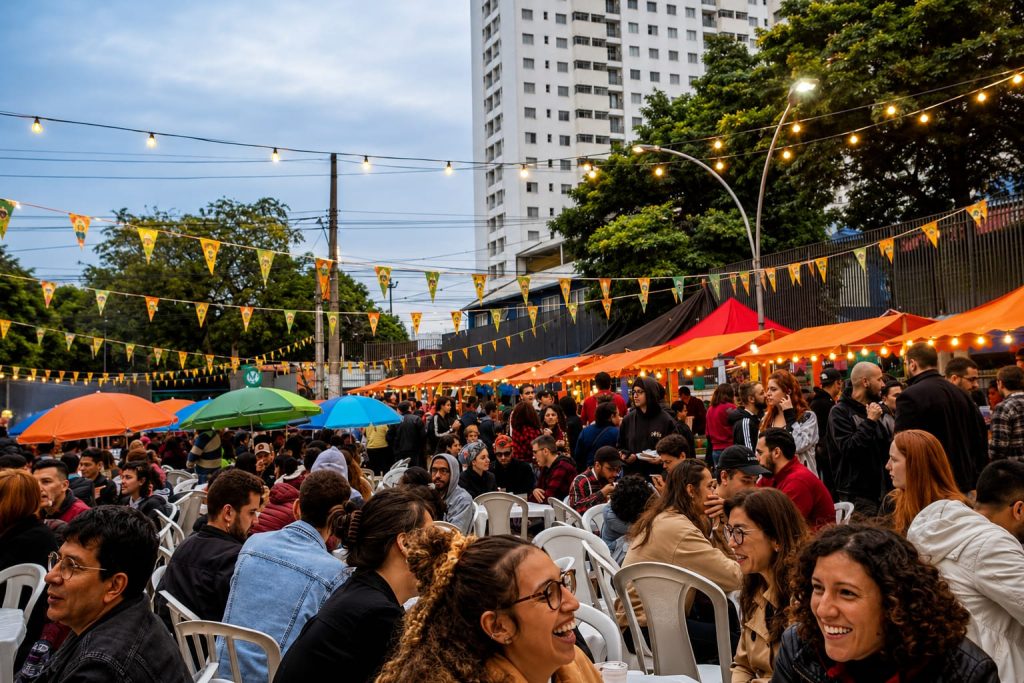 Festa junina vegana reúne sabores na Liberdade