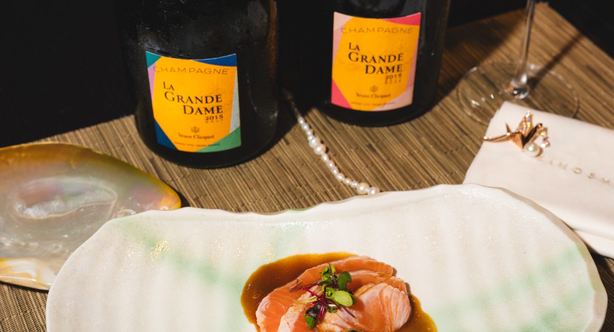 Omakase com champagne celebra os Namorados