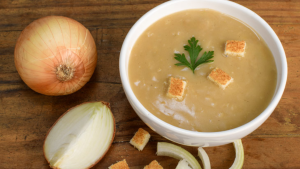 CRESANs ensinam sopa de cebola francesa de graça