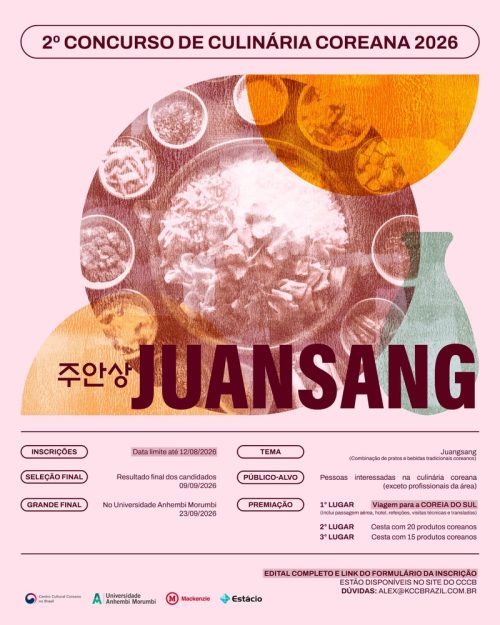 Concurso culinário coreano leva vencedor à Coreia