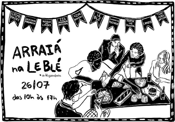 Arraial reúne nomes da panificação e confeitaria