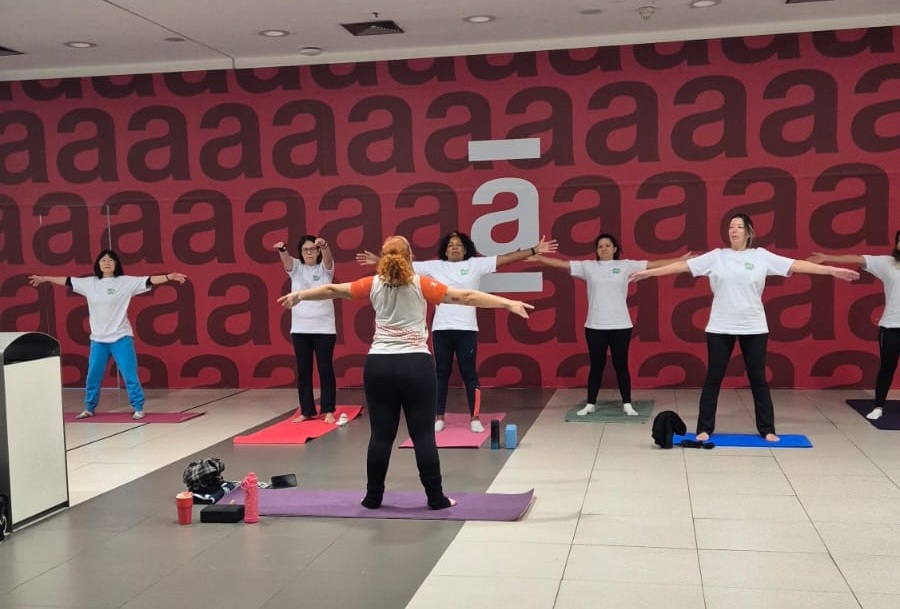 aulas gratuitas de yoga e pilates