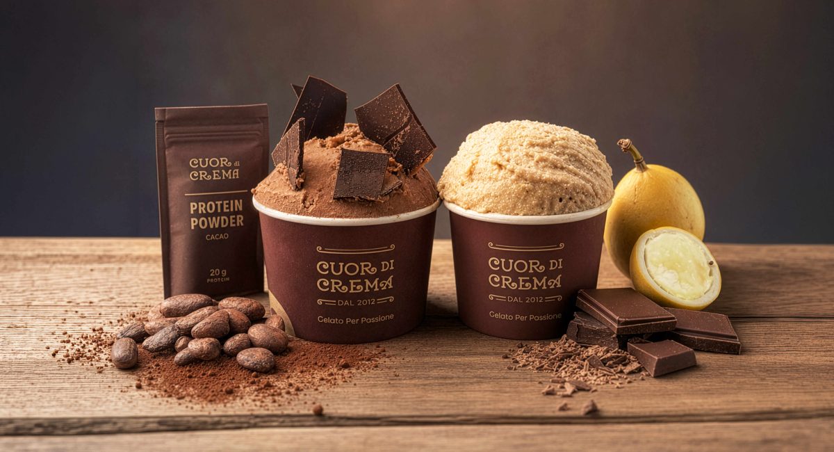 Cuor di Crema aposta em gelato proteico