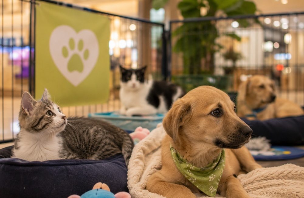 Adoção de cães e gatos