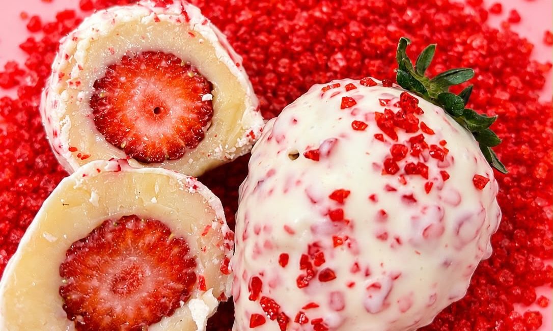 Morango cravejado é o novo ‘hype’ das confeitarias