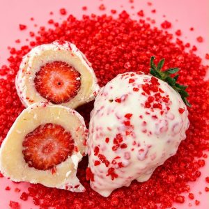 Morango cravejado é o novo ‘hype’ das confeitarias
