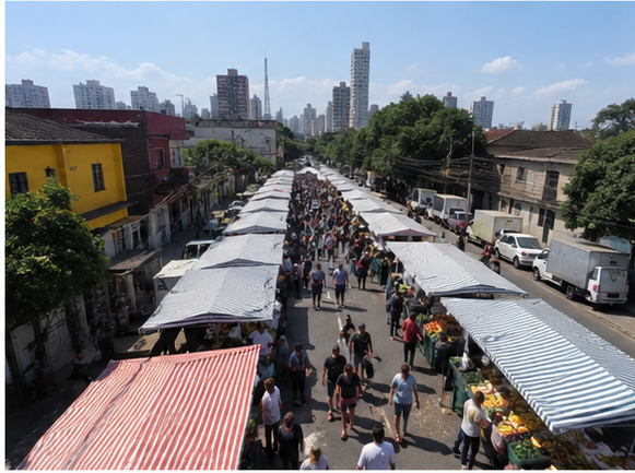 Feiras livres movimentam São Paulo
