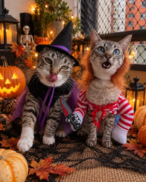 Festa de Halloween ajuda gatos e agita Pinheiros