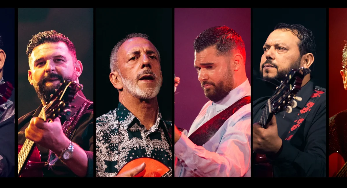 Imagem de divulgação da banda Gipsy Kings