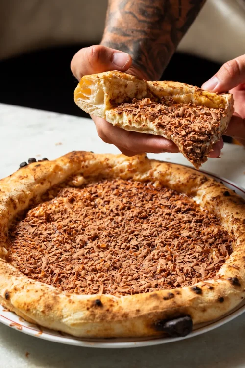 Tiramisù ganha versão em pizza