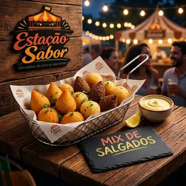 Salgados de boteco da Estação Sabor