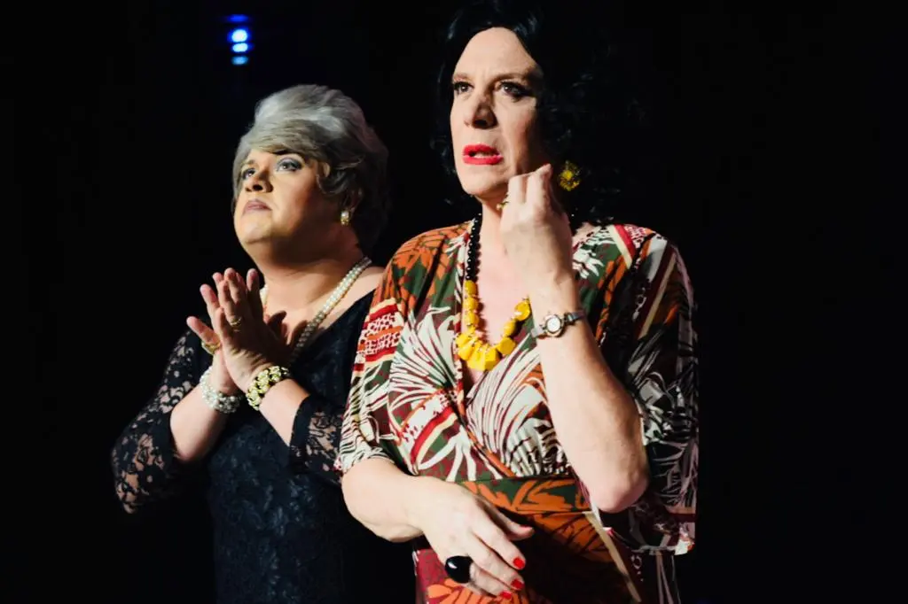 Raphael Gama e Eduardo Martini em "Uma Lágrima para Alfredo"