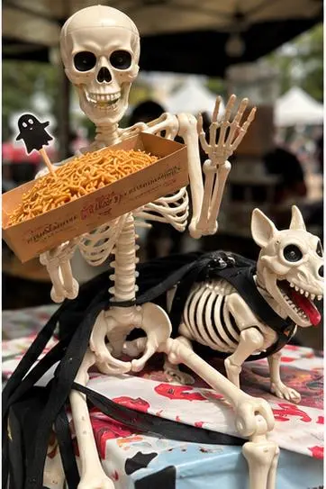 Halloween com pets e fantasias no Largo da Batata